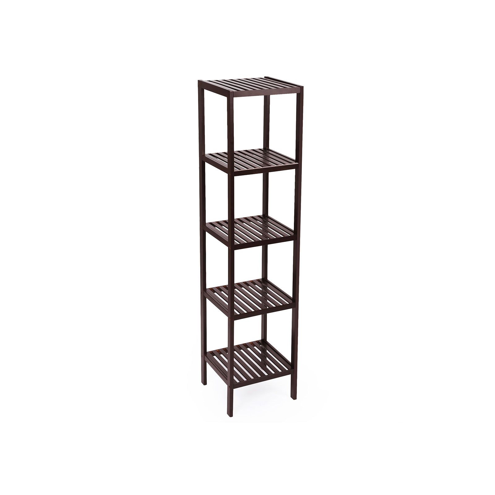 bamboo bathroom shelving unit