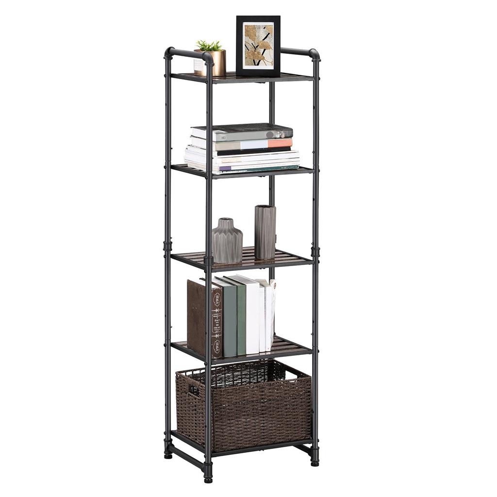 Industrial Style Adjustable Shelf Bathroom Shelf SONGMICS