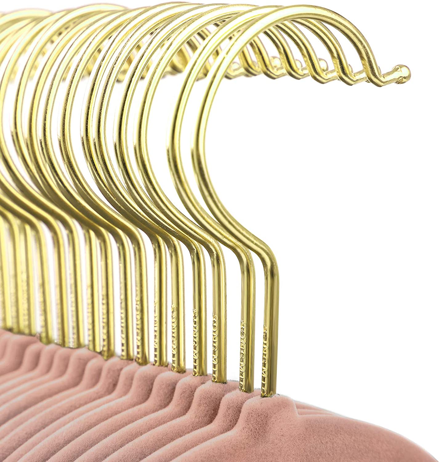 Pack of 50 Light Pink Hangers for Sale in Bulk Home Storage