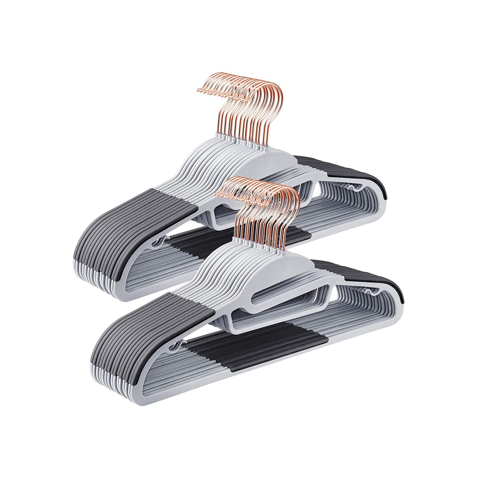 Gray 30Pack Plastic Coat Hangers for Sale Home Storage