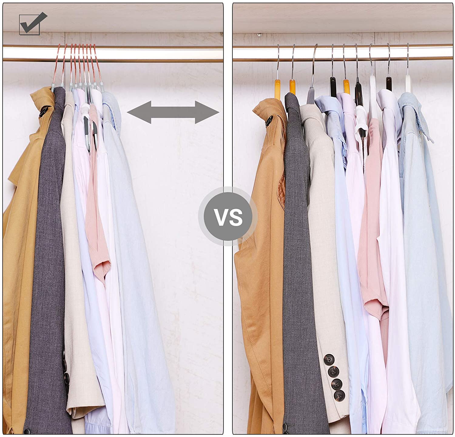 Gray 30Pack Plastic Coat Hangers for Sale Home Storage