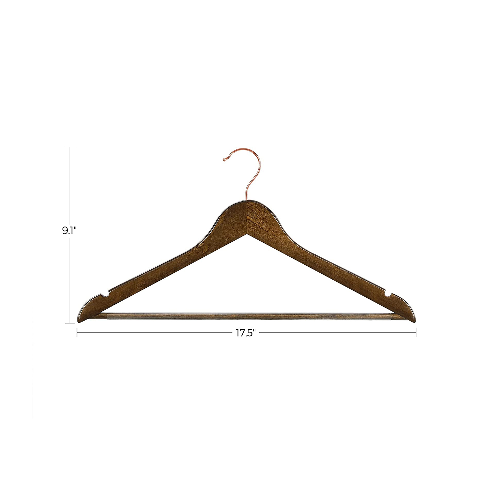Wood Clothes Hangers for Suit on Sale | Home Storage & Organization ...