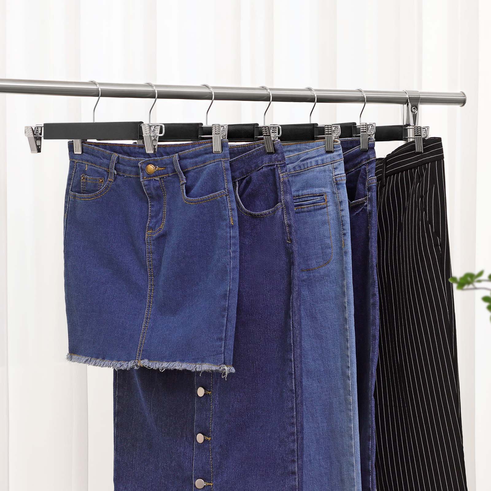 12 Pants Hangers Set - Pants Hangers | SONGMICS