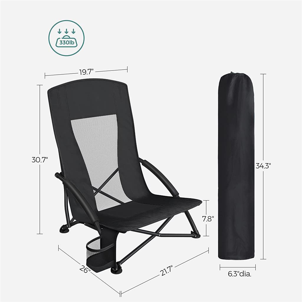Portable Beach Chair SONGMICS