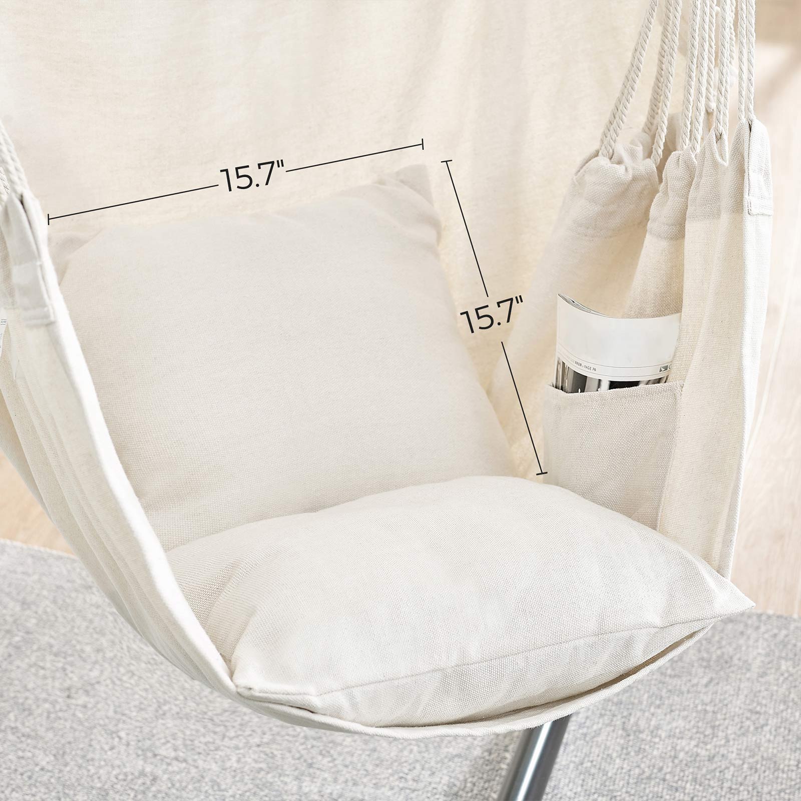 2 Pillows Swing Chair