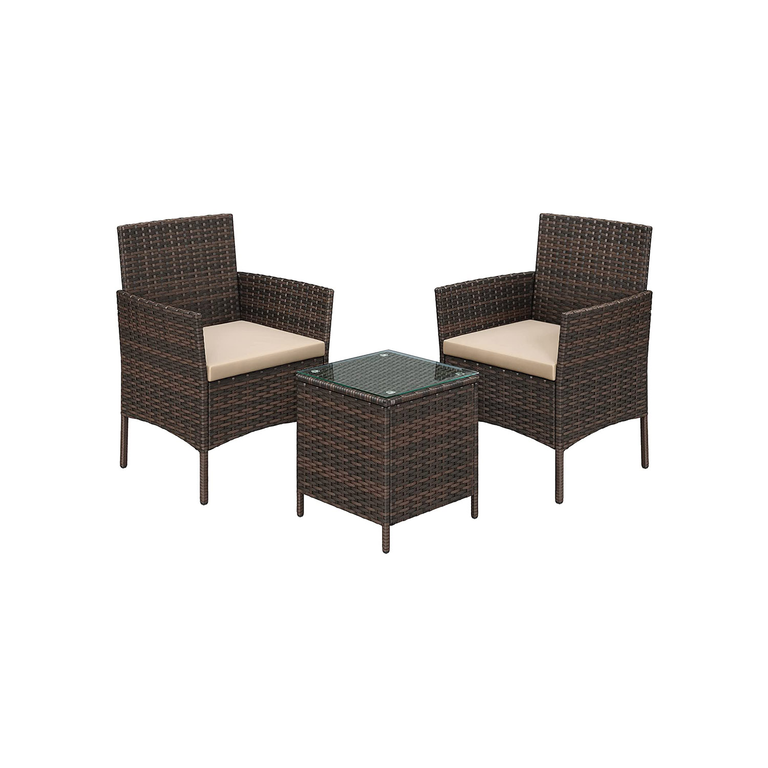 songmics 3 piece patio set