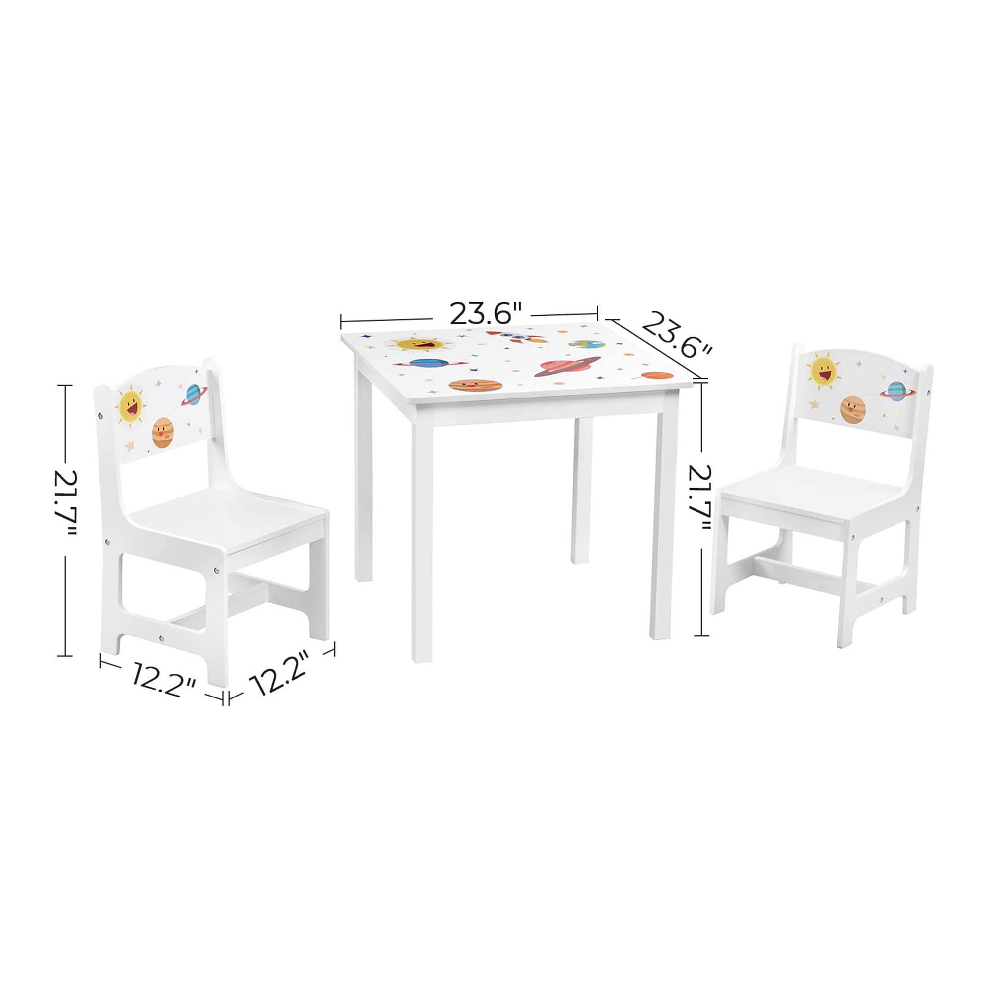 Childrens Table and Chair Set SONGMICS