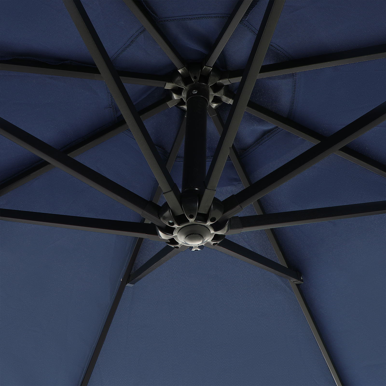 SONGMICS Outdoor Umbrella, 10 ft Cantilever Umbrella, Standing Offset