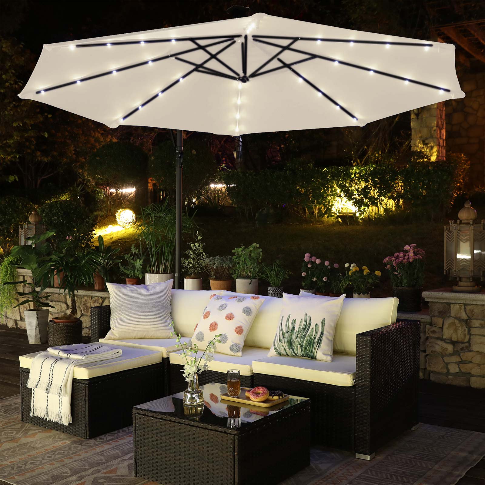 patio umbrella lights