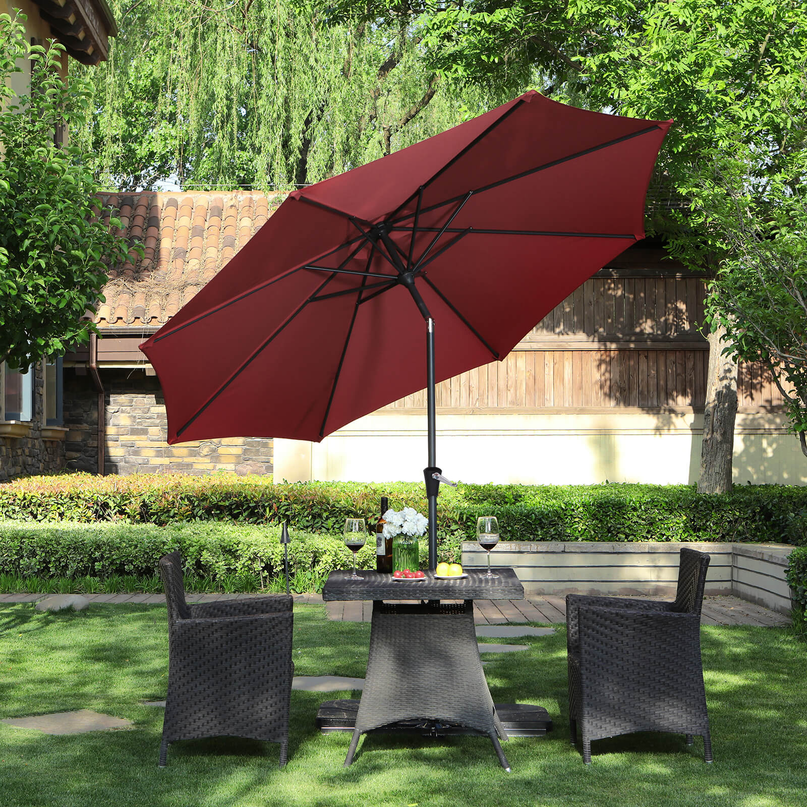 Red Patio Umbrella