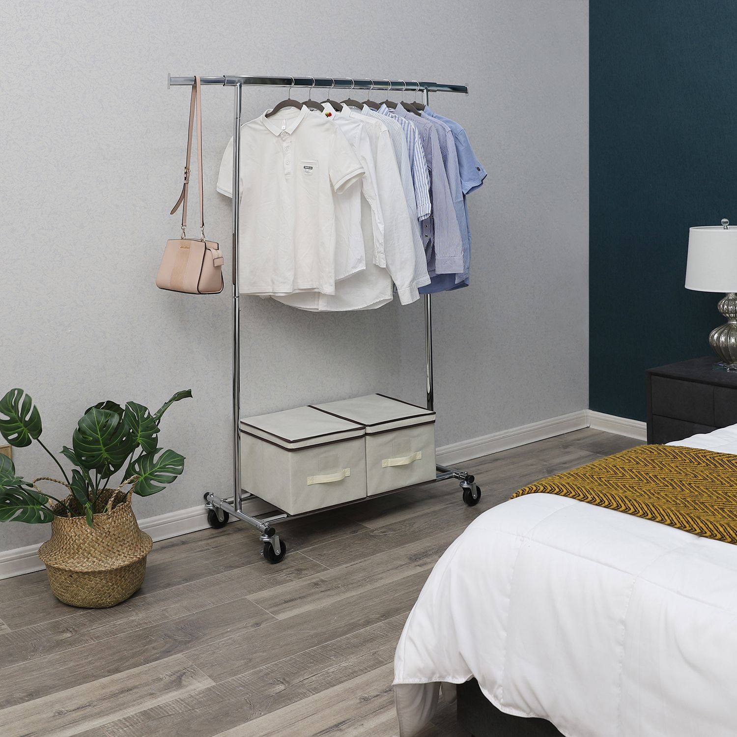 Clothes Rack with Shelf - Coat Rack | SONGMICS