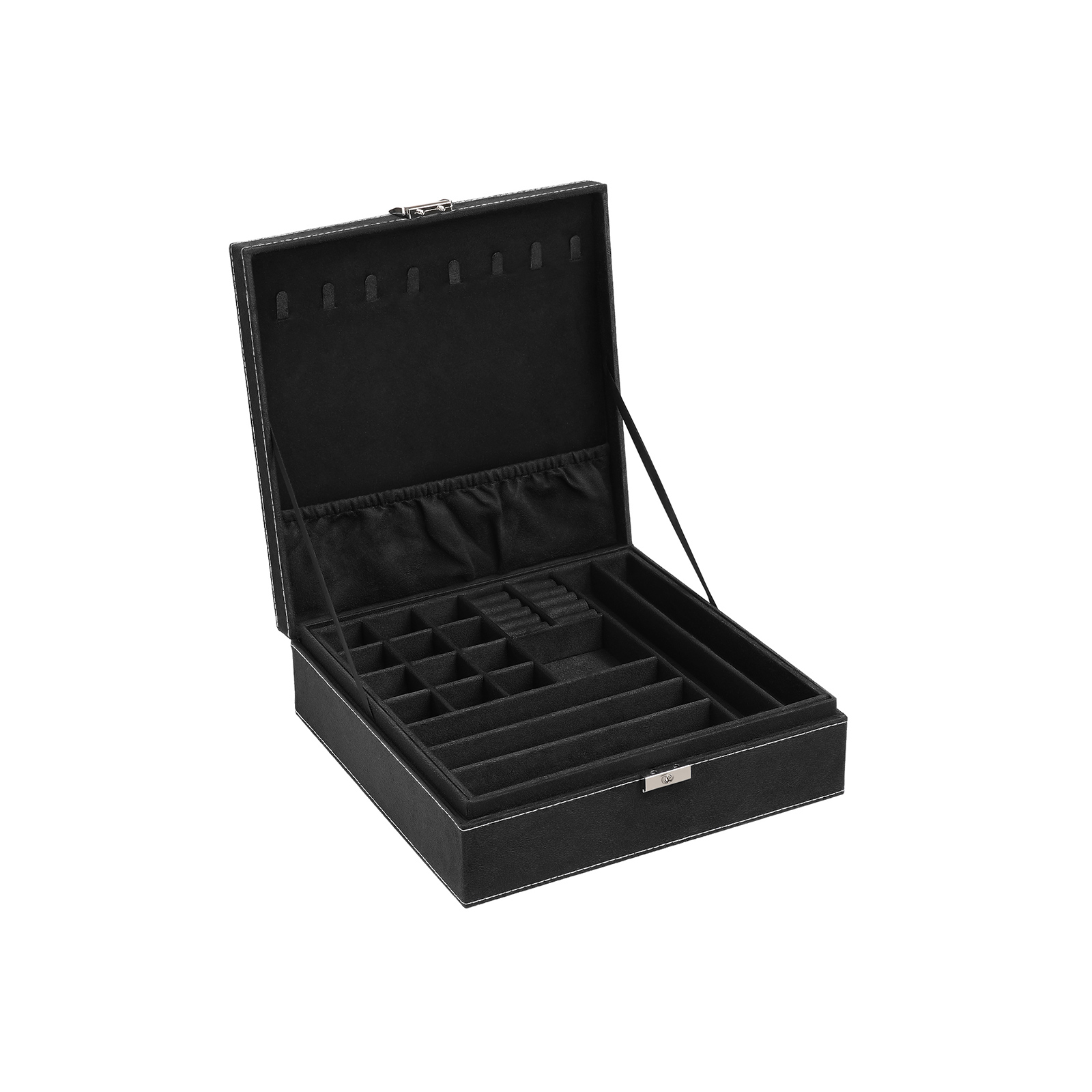 Large Black Jewelry Box for Sale Jewelry Storage & Organizer SONGMICS