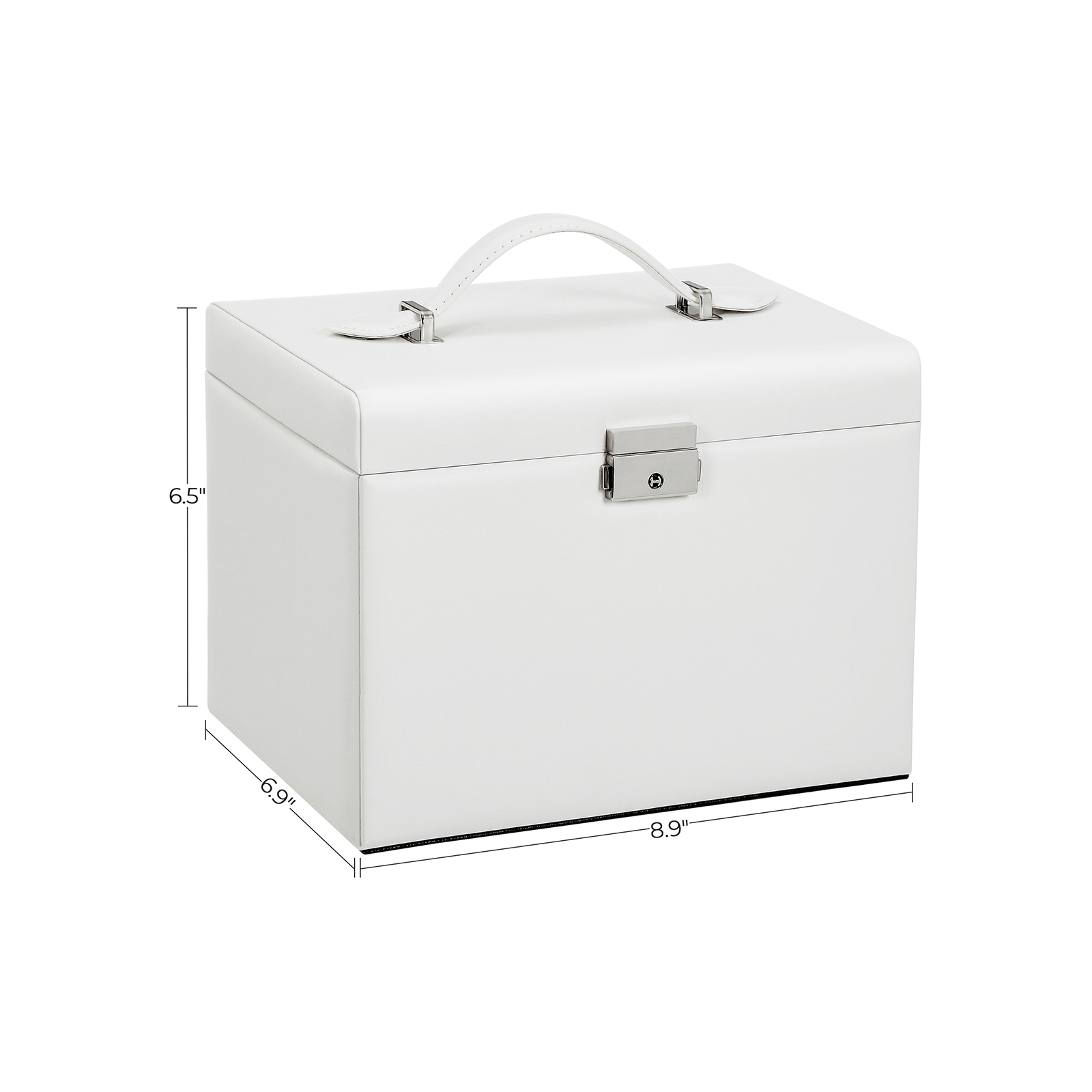 Jewelry Organizer Box with Lock Jewelry Storage & Organization SONGMICS