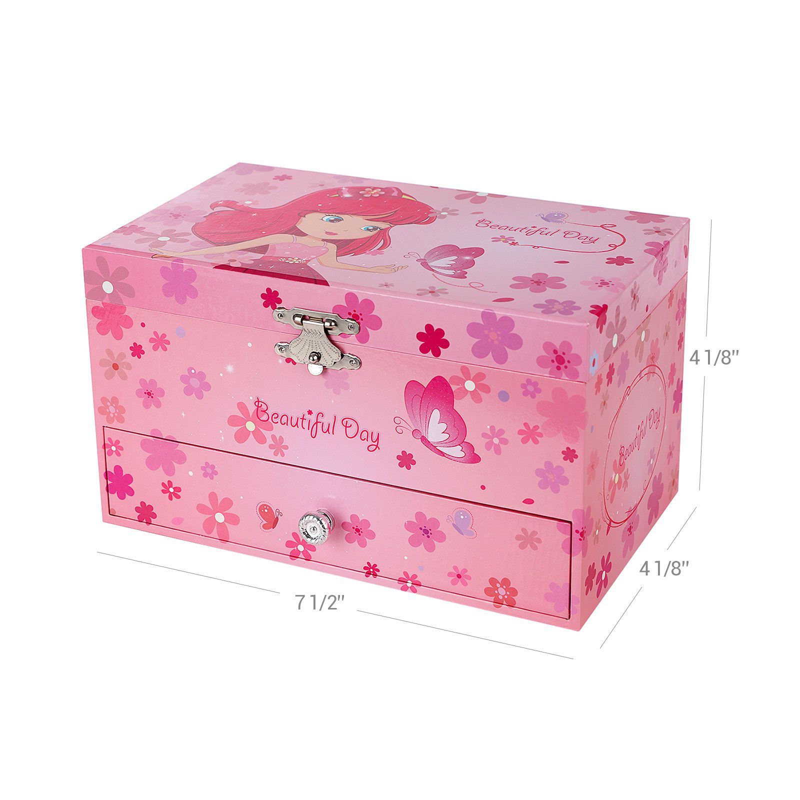 Ballerina Music Jewelry Box Jewelry Box SONGMICS