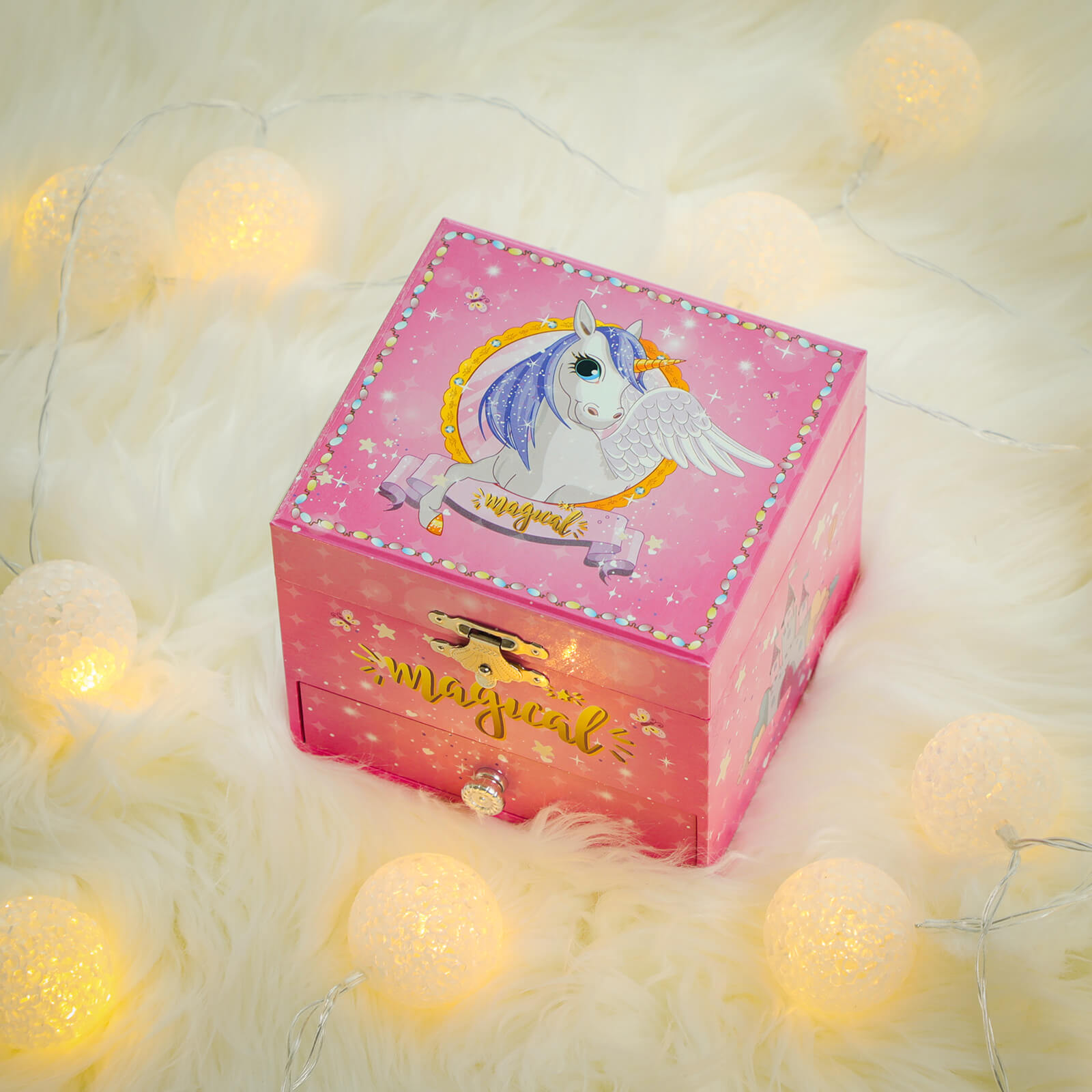 Unicorn Musical Jewelry Box Jewelry Box SONGMICS