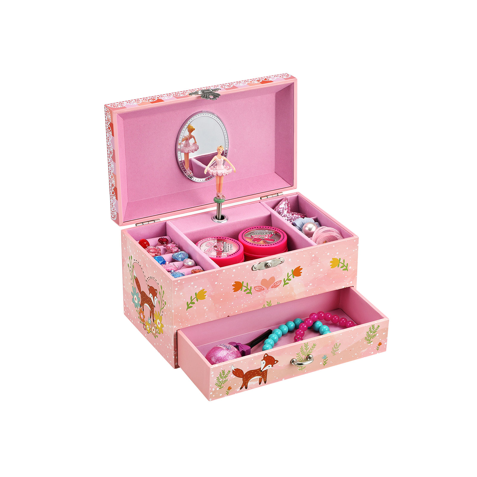 Ballerina Musical Jewelry Box Jewelry Box SONGMICS