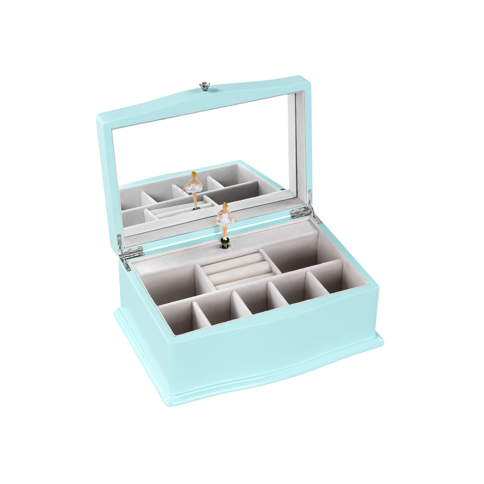 Blue Music Jewelry Box Jewelry Box SONGMICS