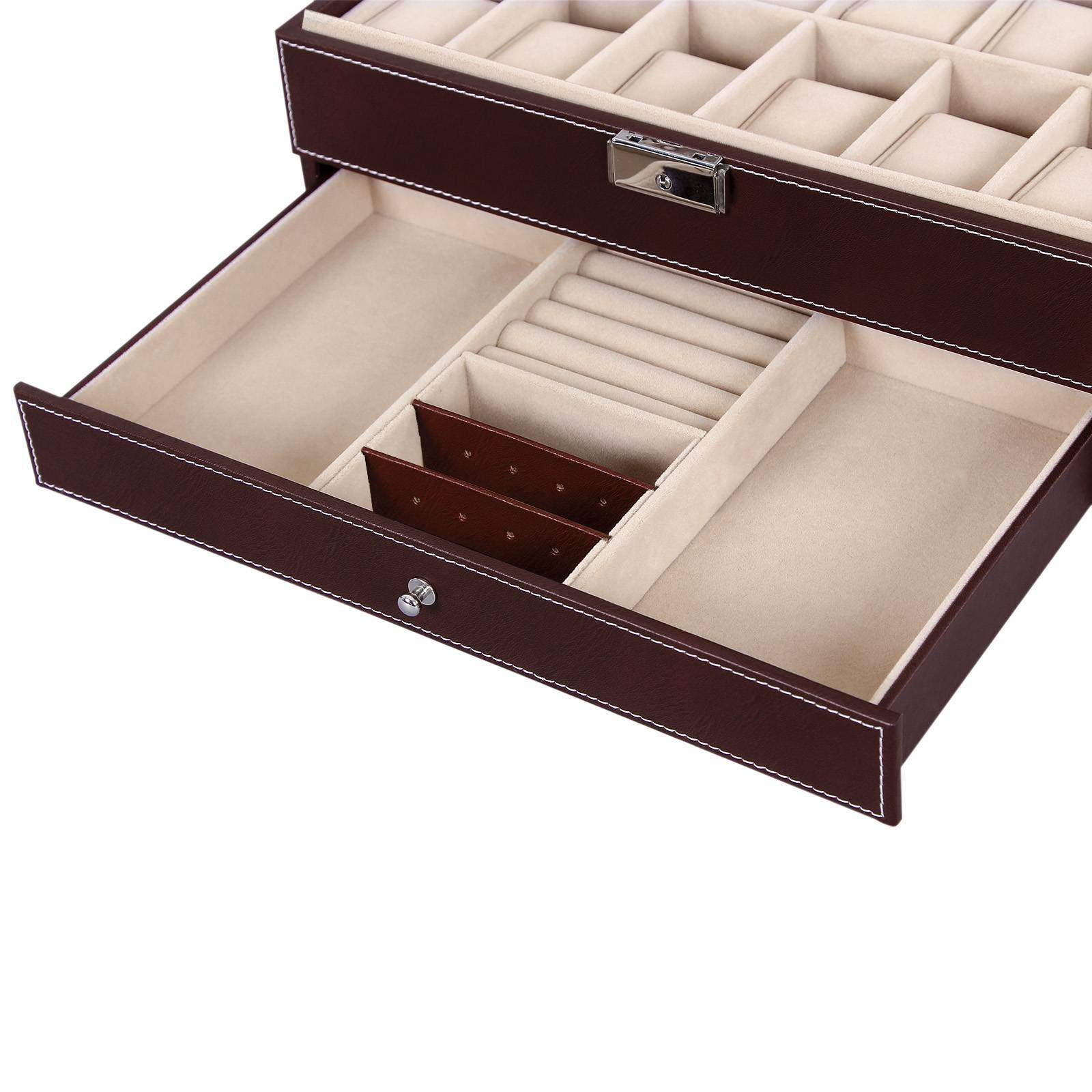 Watch Box with Lock for Sale Watch Storage & Organizer SONGMICS