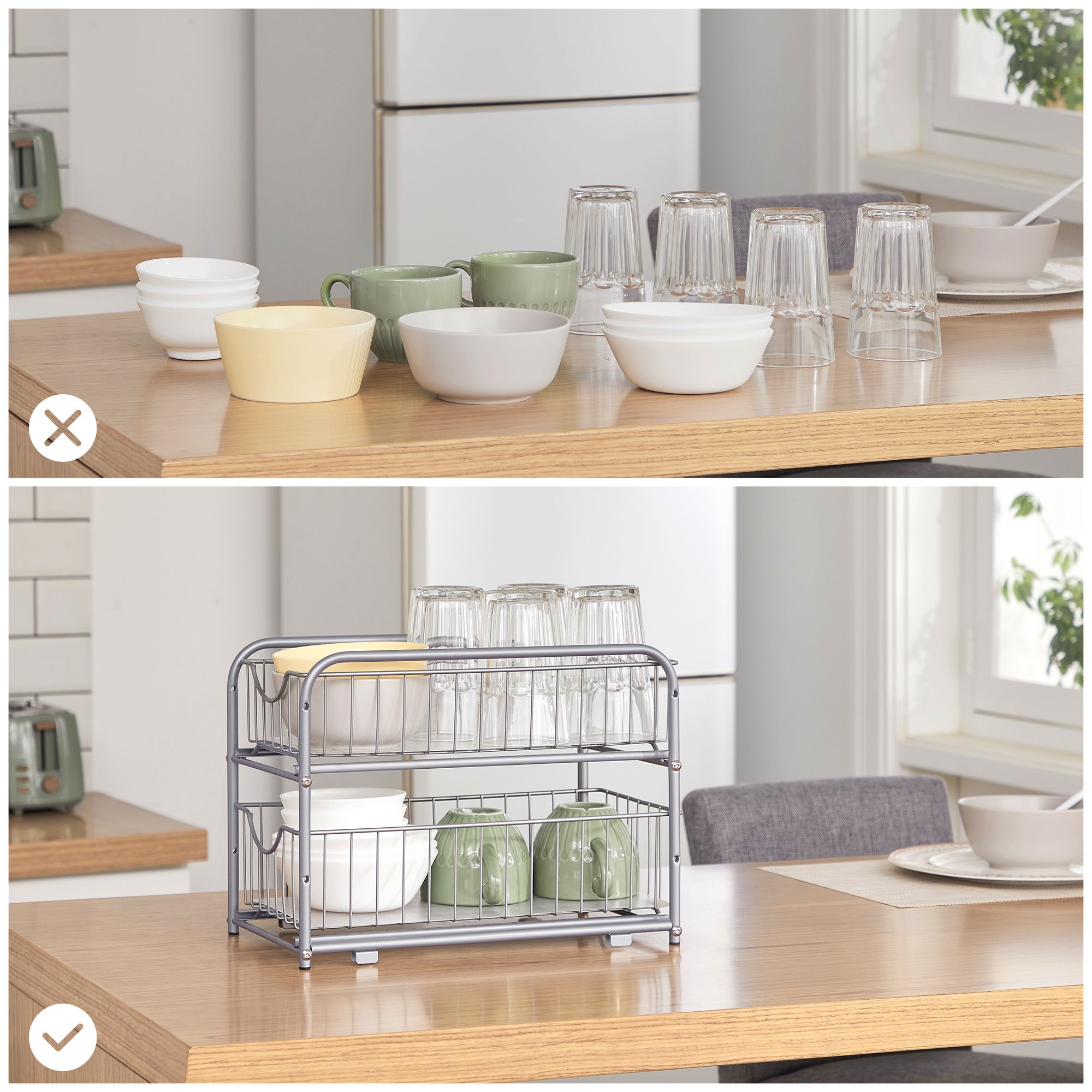 Pull Out Sliding Organizer Home Storage & Organization SONGMICS