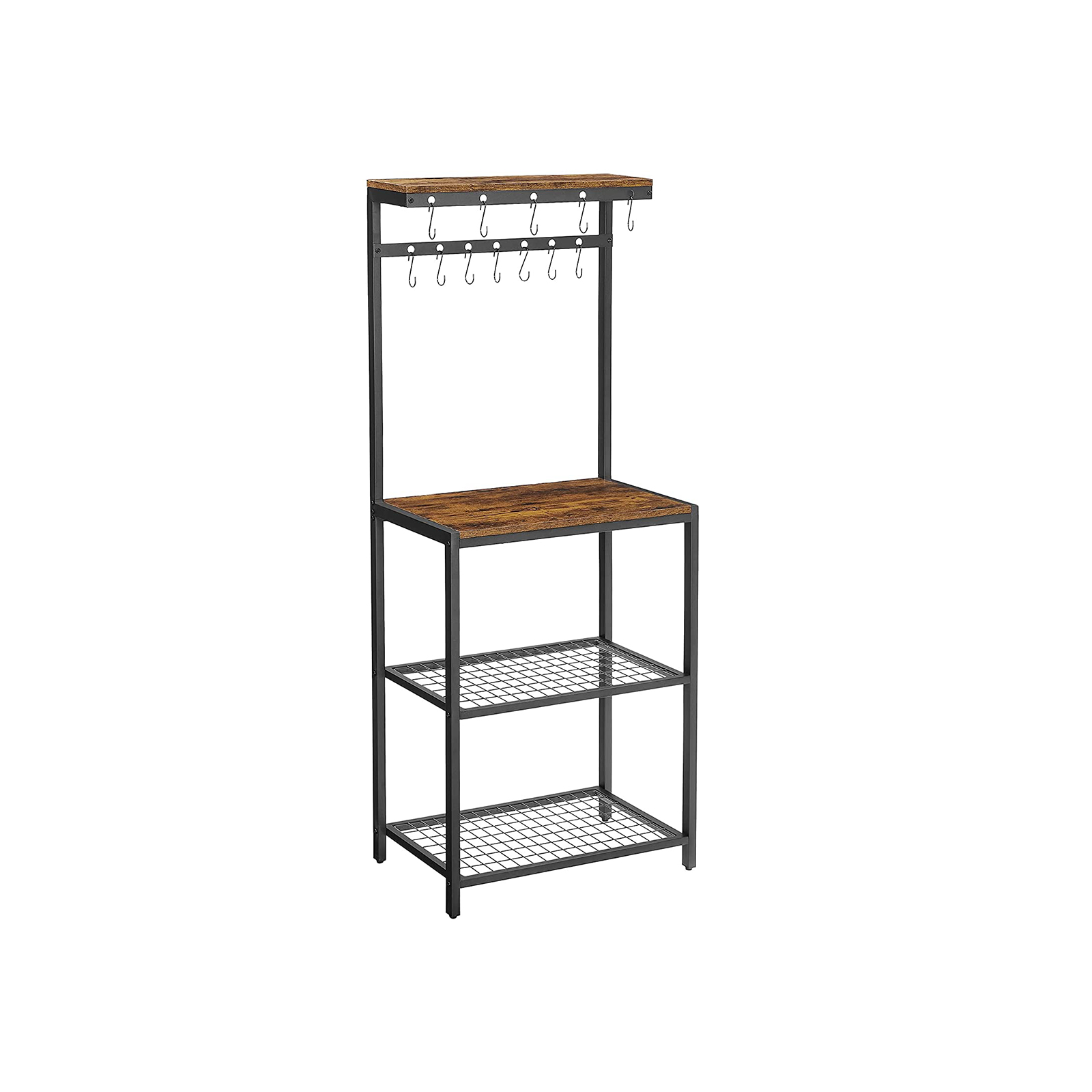 Industrial Baker's Rack with Shelves Home Furniture VASAGLE by SONGMICS