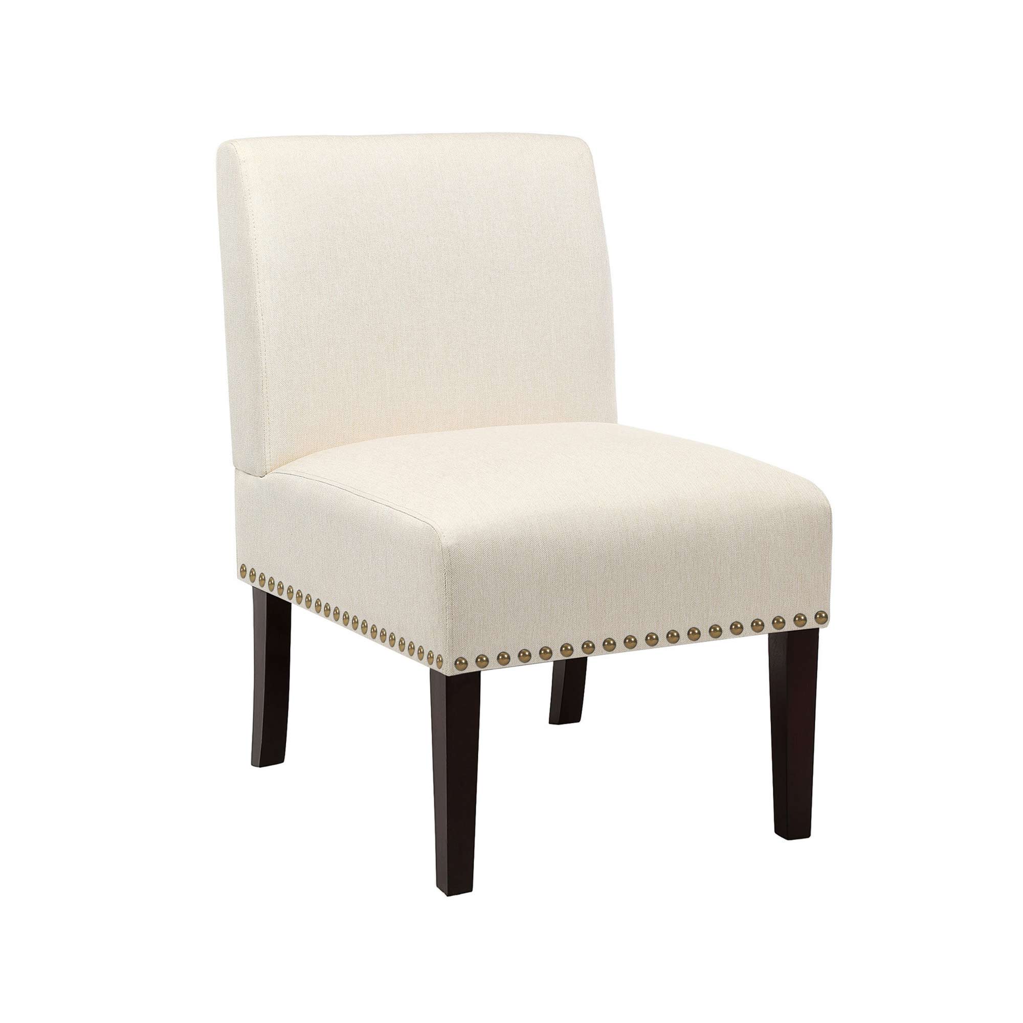 Slipper Chair with Fabric Cover Home Furniture SONGMICS