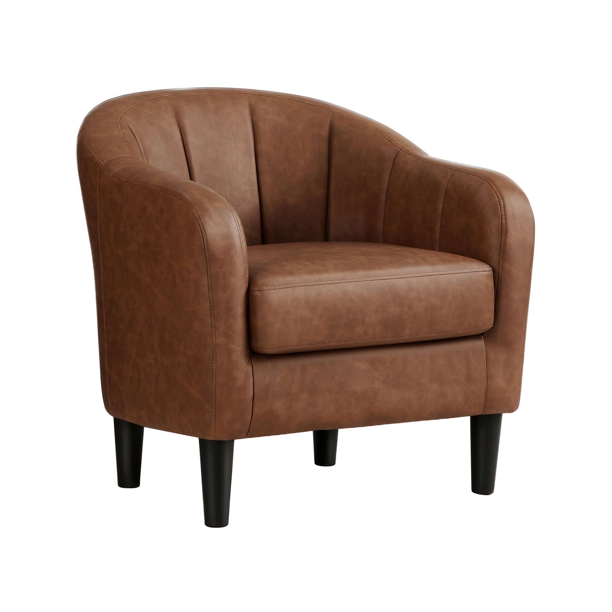 Brown Club Chair with Armrest for Sale Home Furniture VASAGLE by