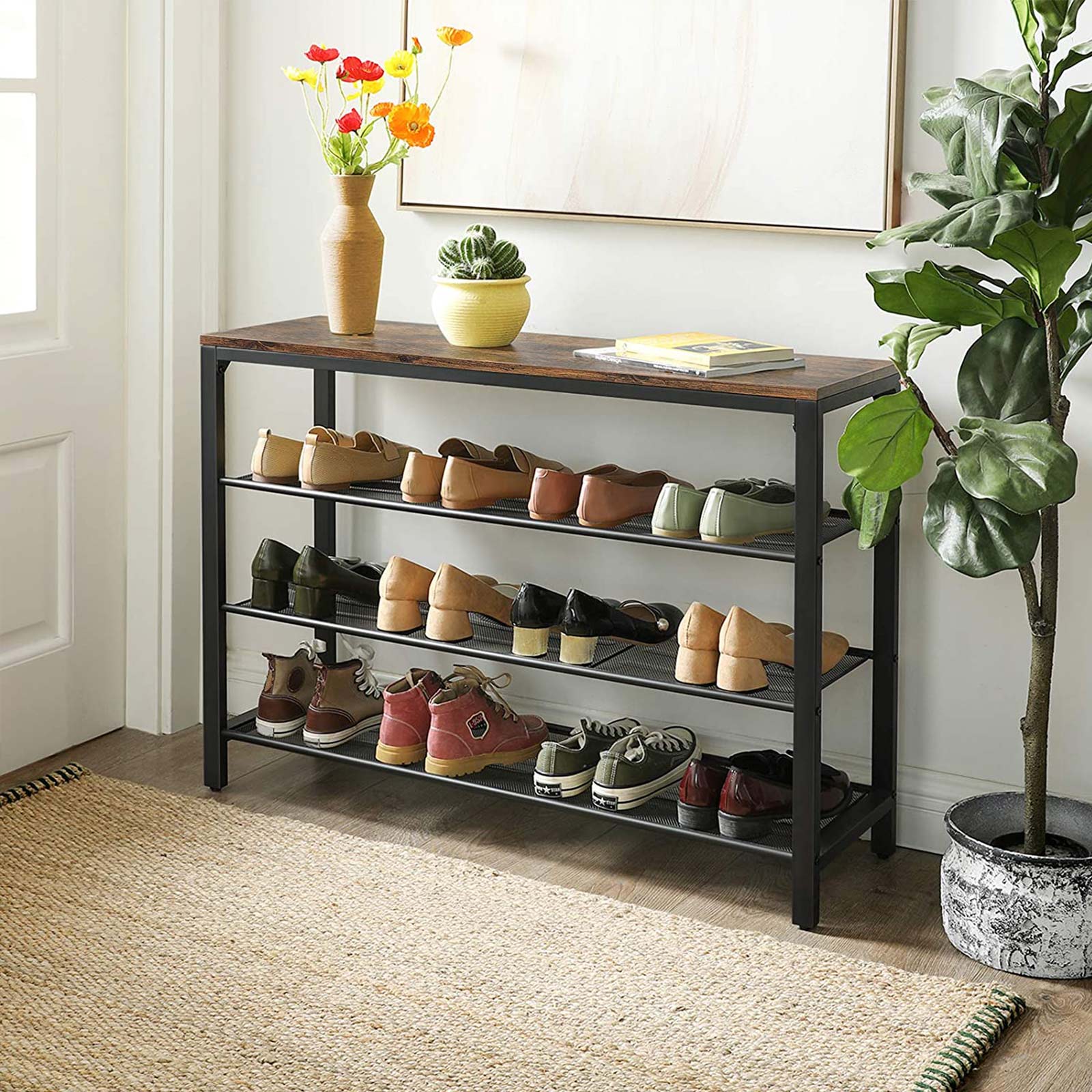 Industrial Shoe Storage Rack Organizer On Sale Home Storage