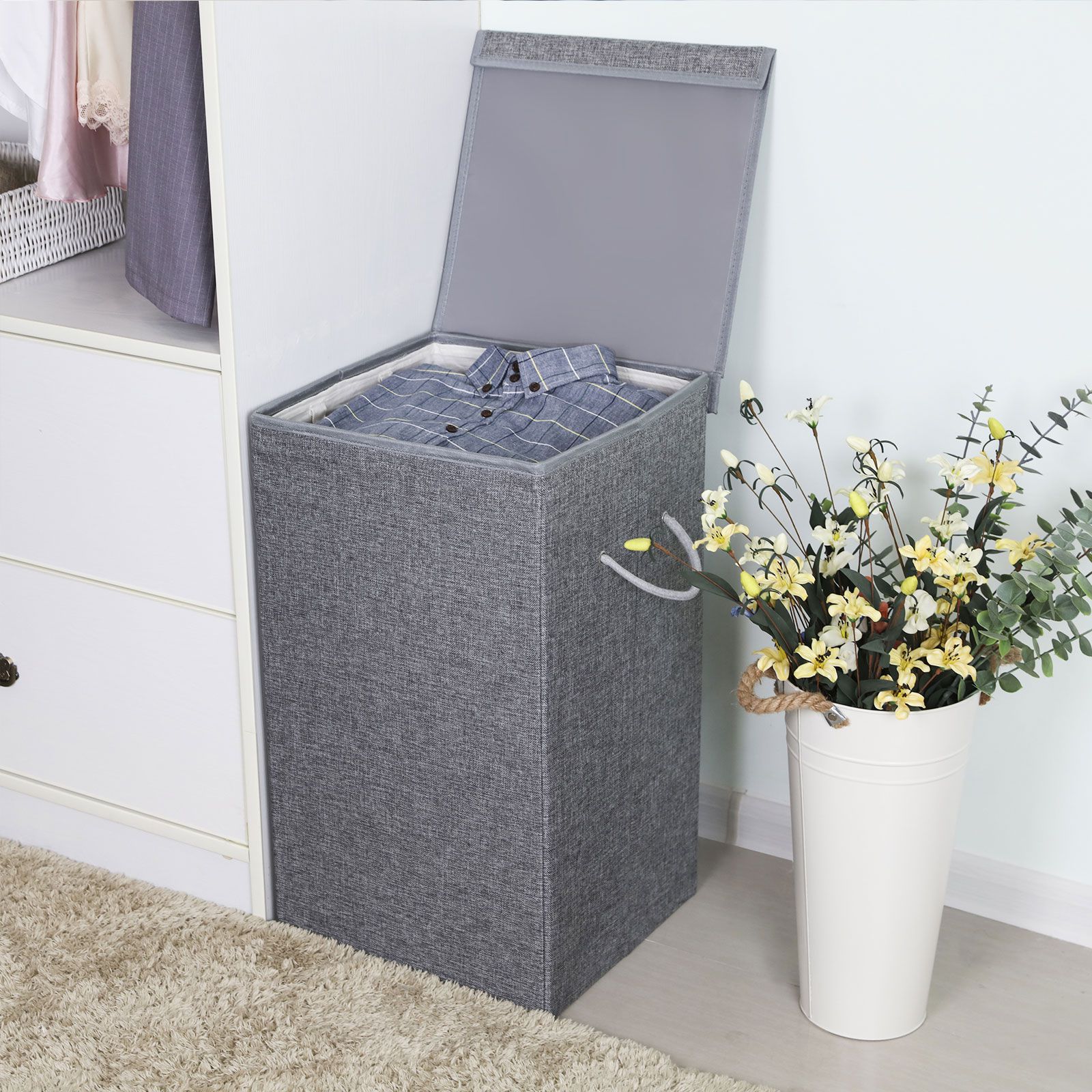 Fabric Laundry Hamper Laundry Basket SONGMICS