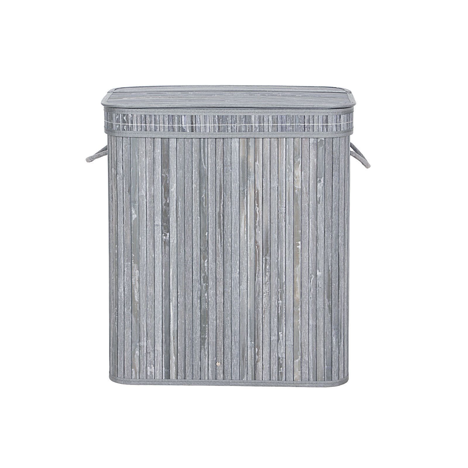 Bamboo Grey Laundry Basket