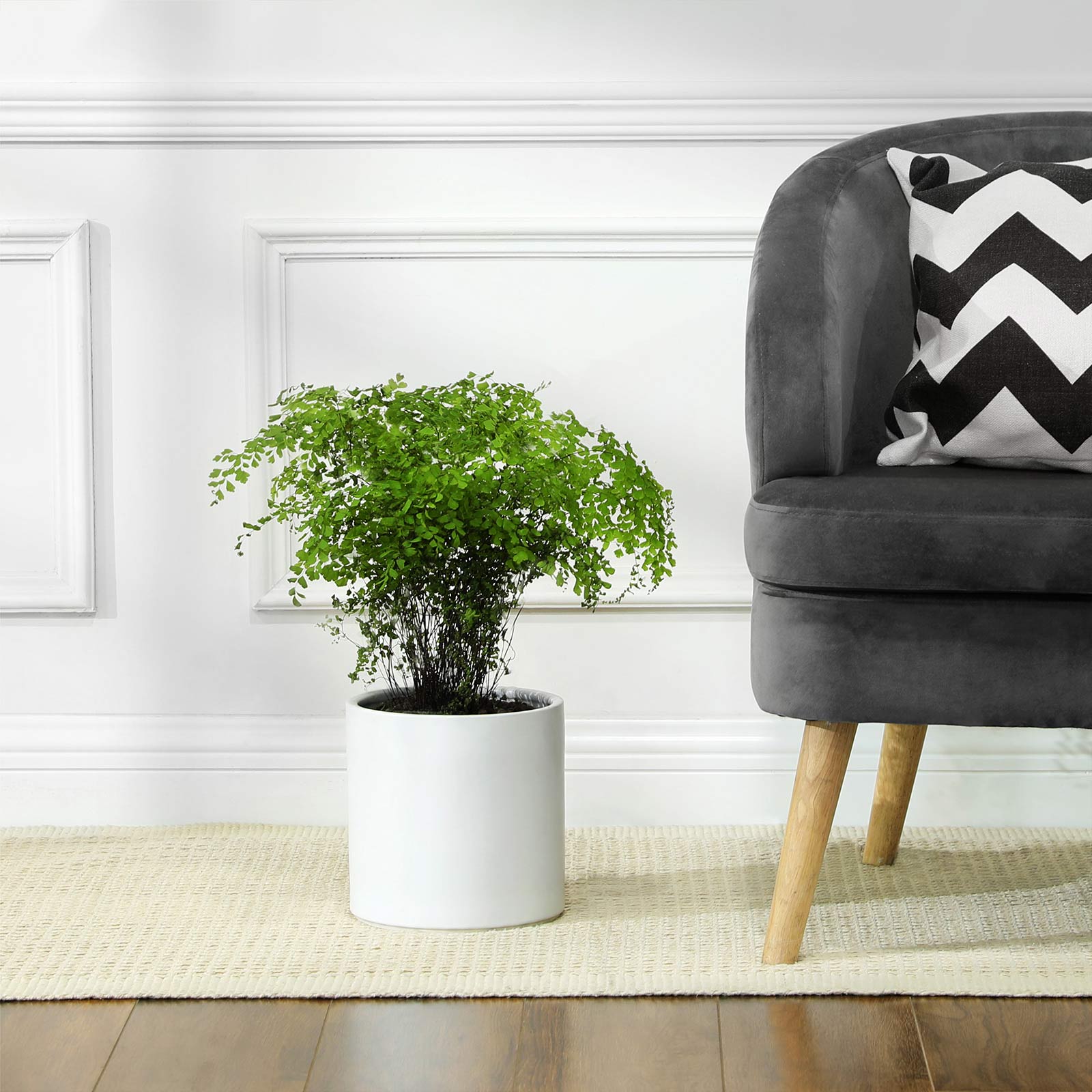 SONGMICS Indoor Plant Pots, Ceramic Flower Pot for Plants, 8 Inches