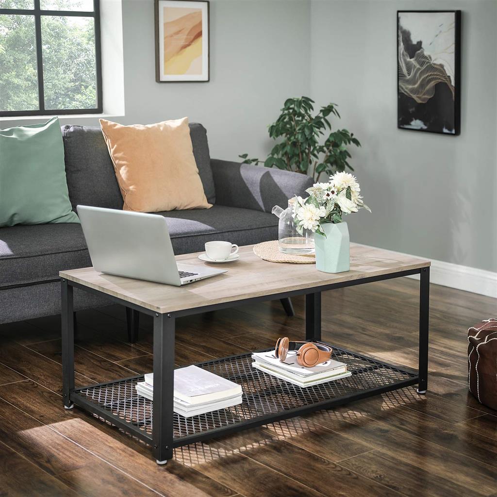 Industrial Accent Coffee Table