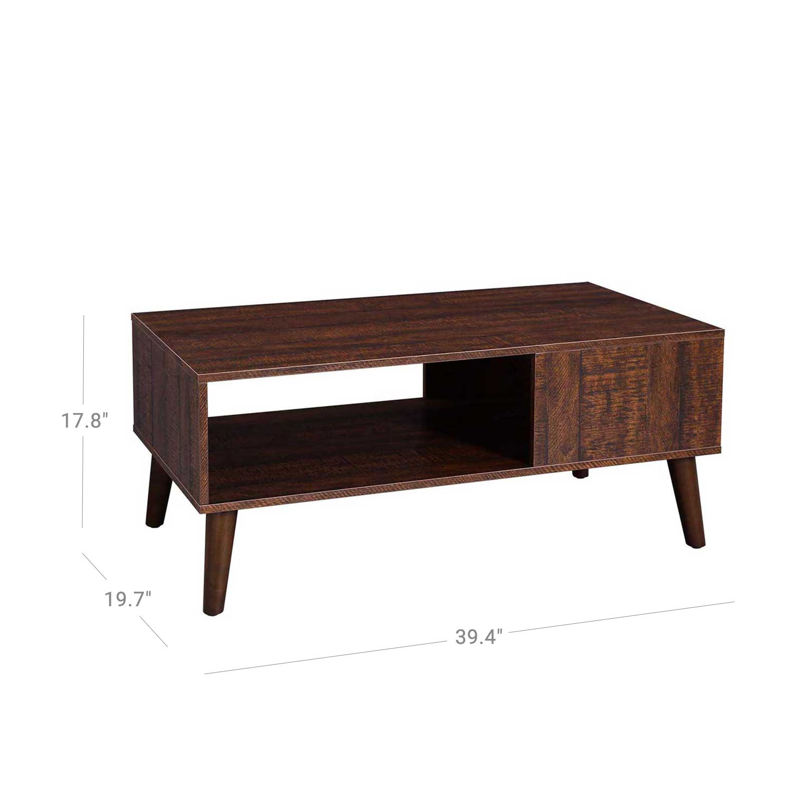 Storage Shelf Coffee Table Coffee Table VASAGLE by SONGMICS