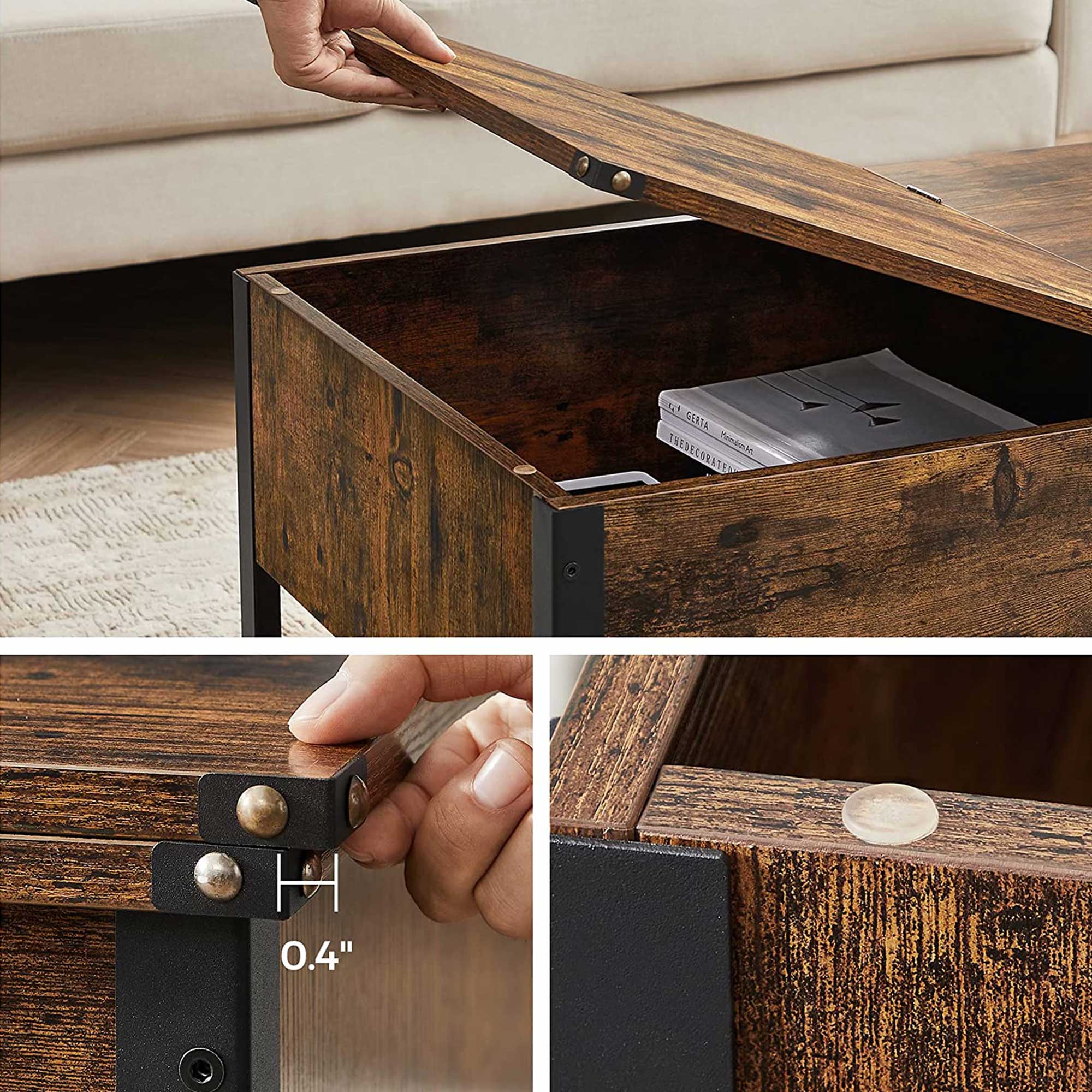 Flip Top Coffee Table VASAGLE