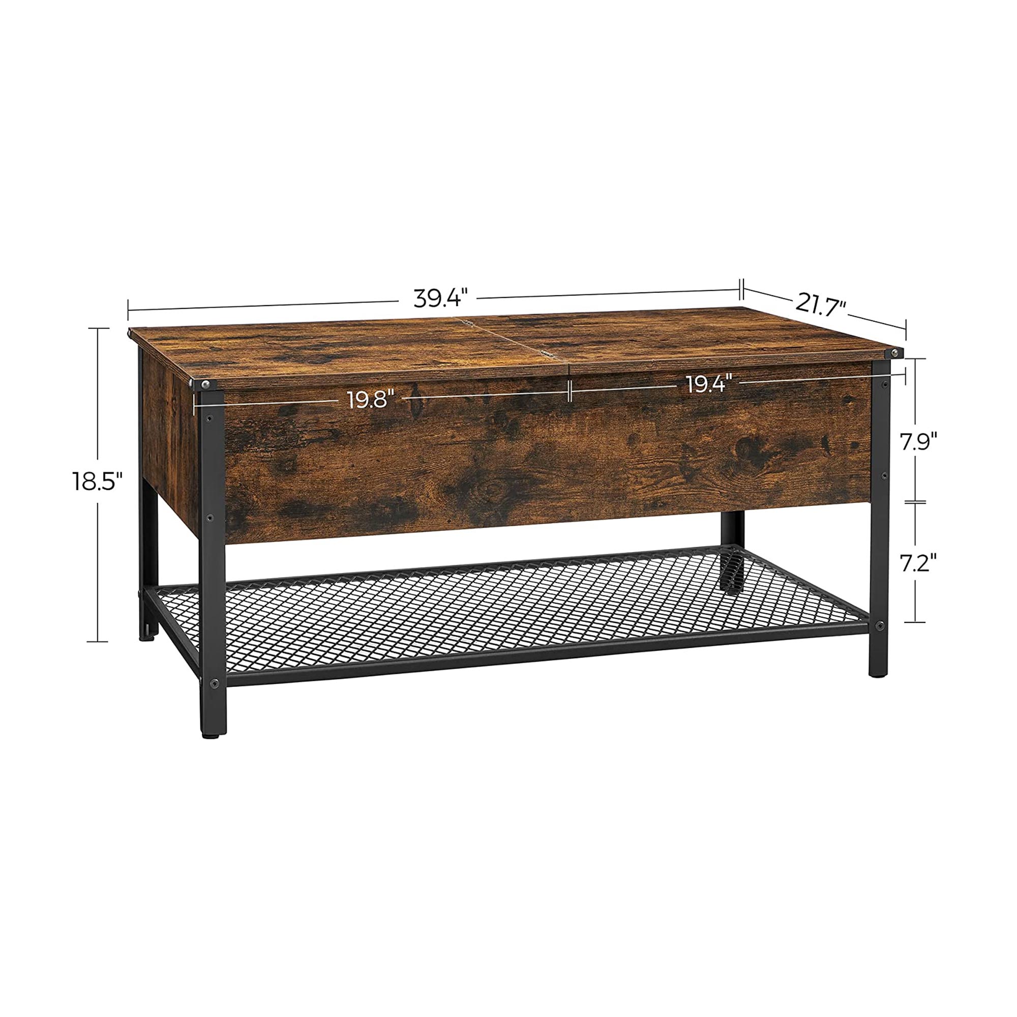 Flip Top Coffee Table VASAGLE