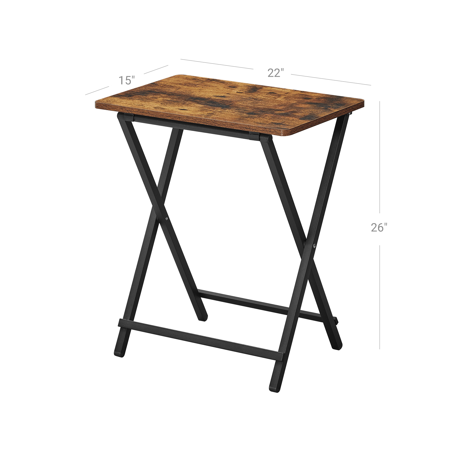 Folding TV Tray Set for Sale Home Furniture VASAGLE by SONGMICS