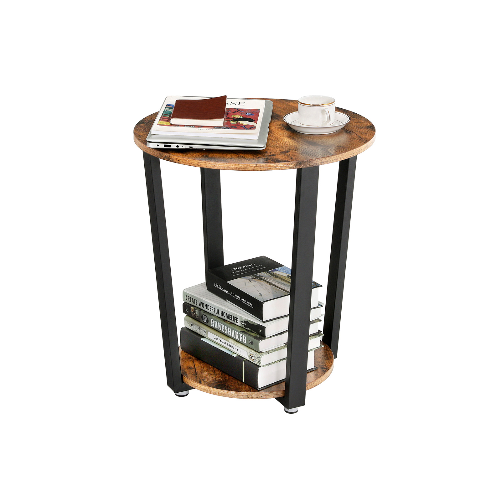 Industrial Round Side Table for Sale Home Furniture VASAGLE by SONGMICS