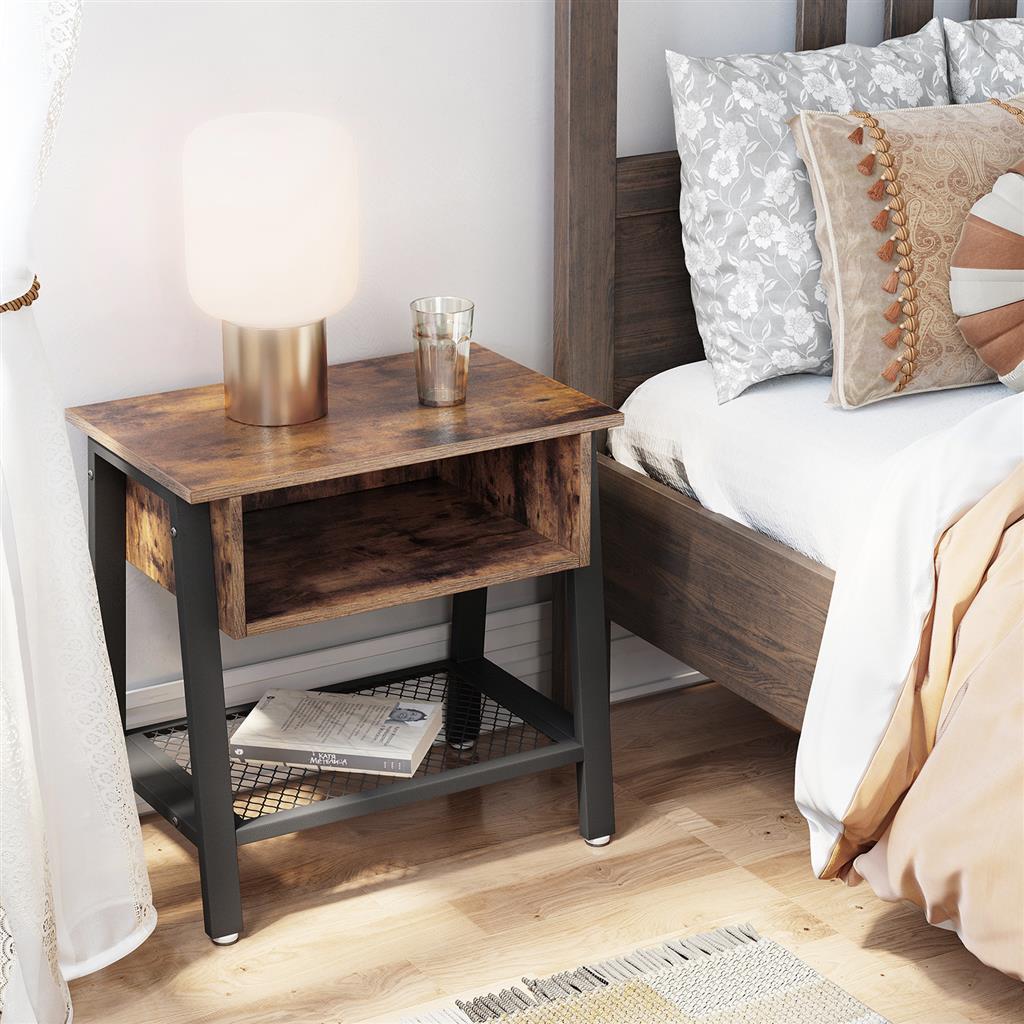 Vintage Side Table Side Table VASAGLE by SONGMICS