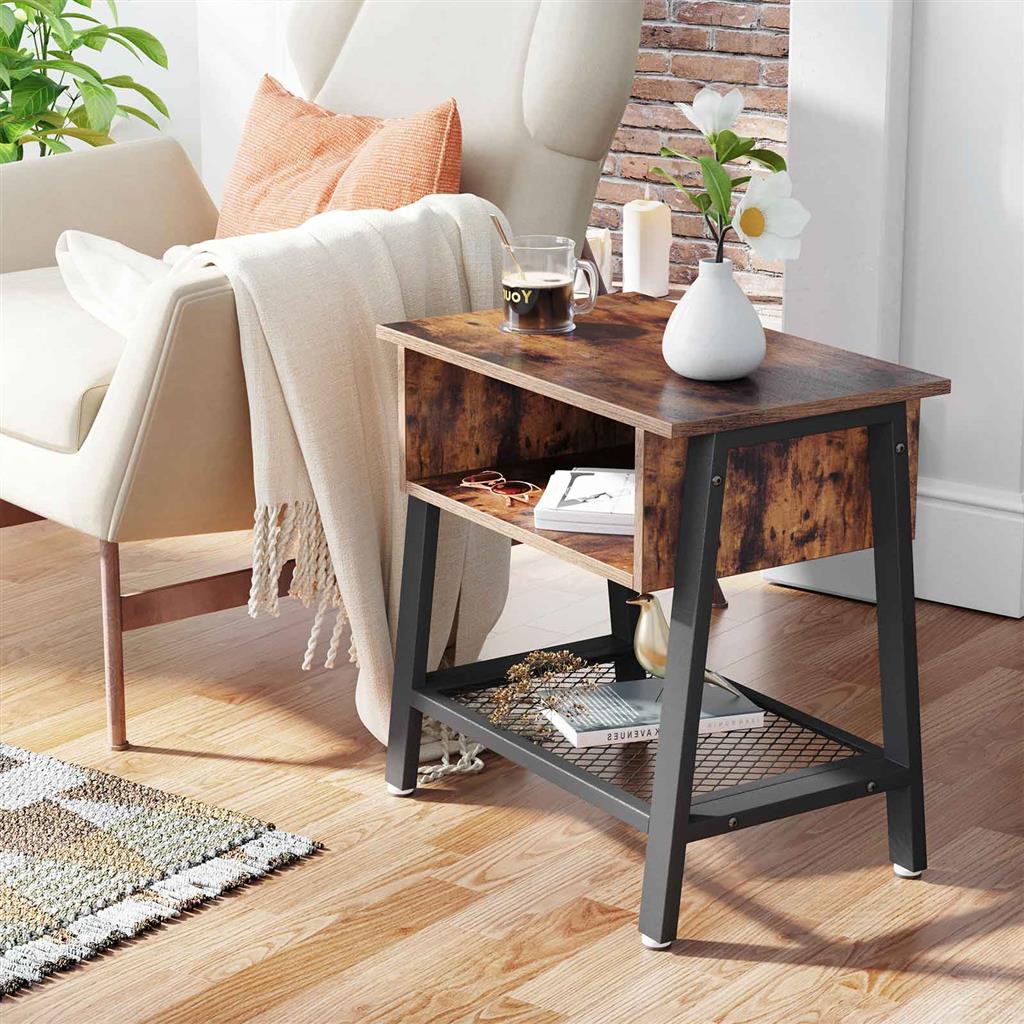 Vintage Side Table Side Table VASAGLE by SONGMICS