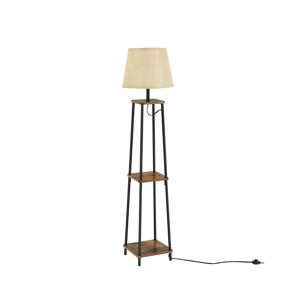 Floor Lamp with 2 Shelves Home Furniture VASAGLE by SONGMICS