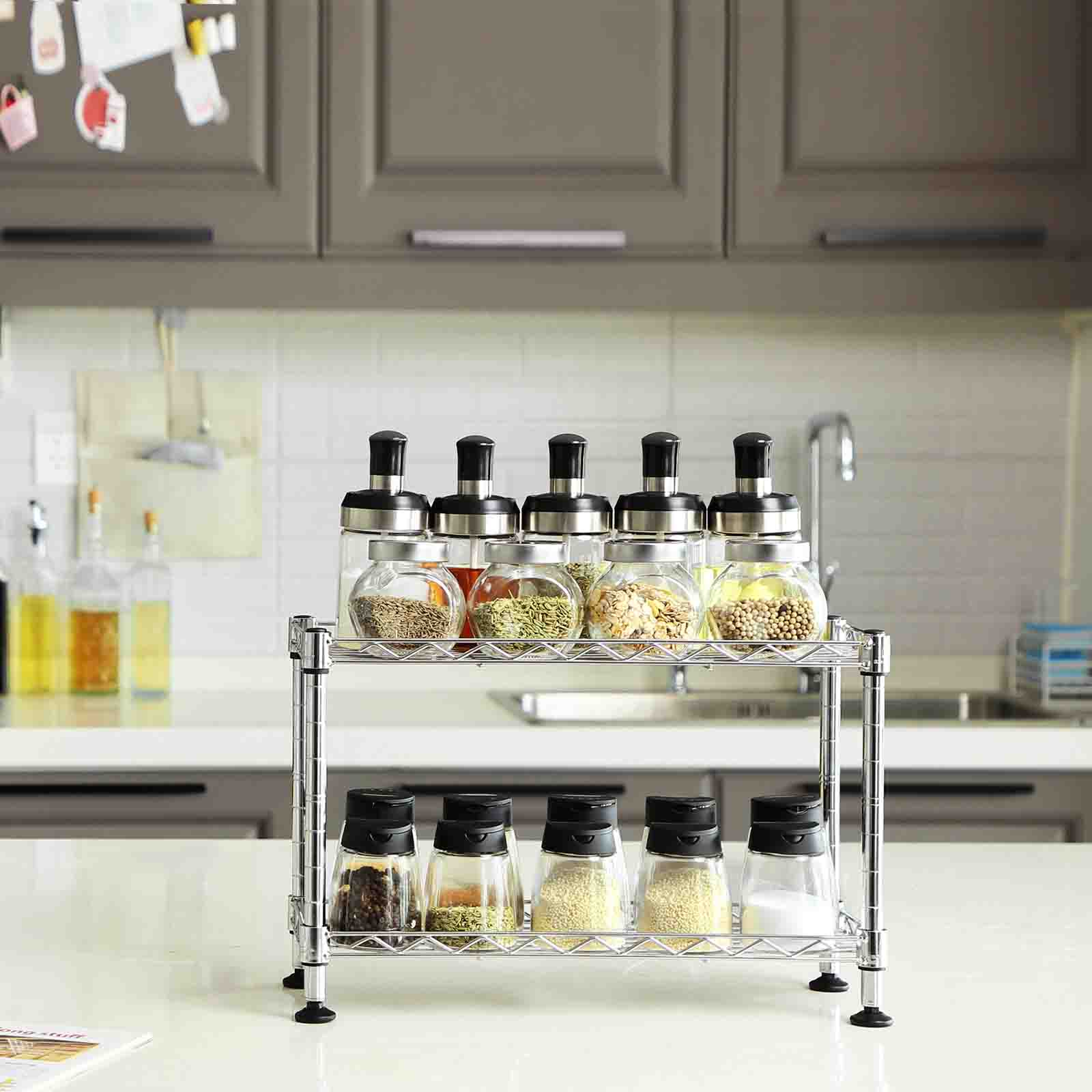 Countertop Spice Rack Kitchen Rack SONGMICS