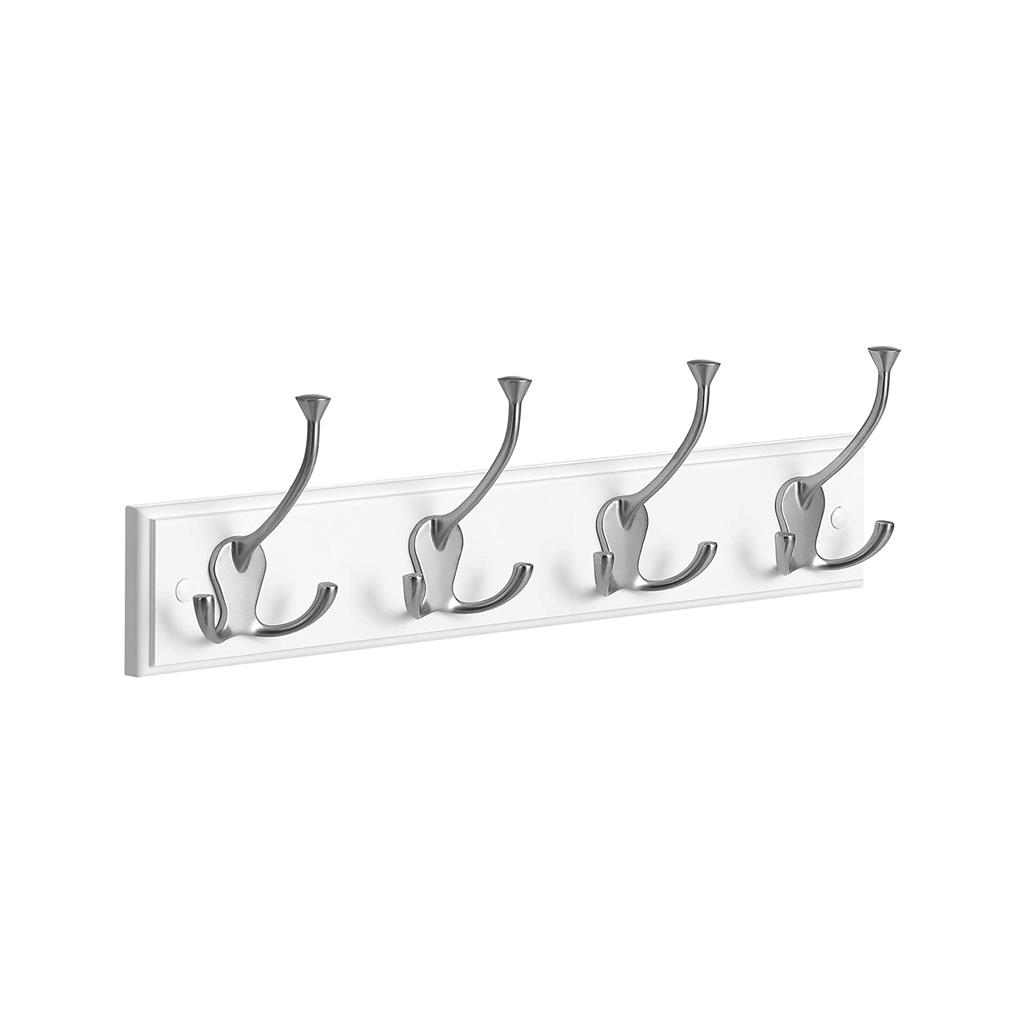 White WallMounted Coat Hooks Home Storage & Organization SONGMICS