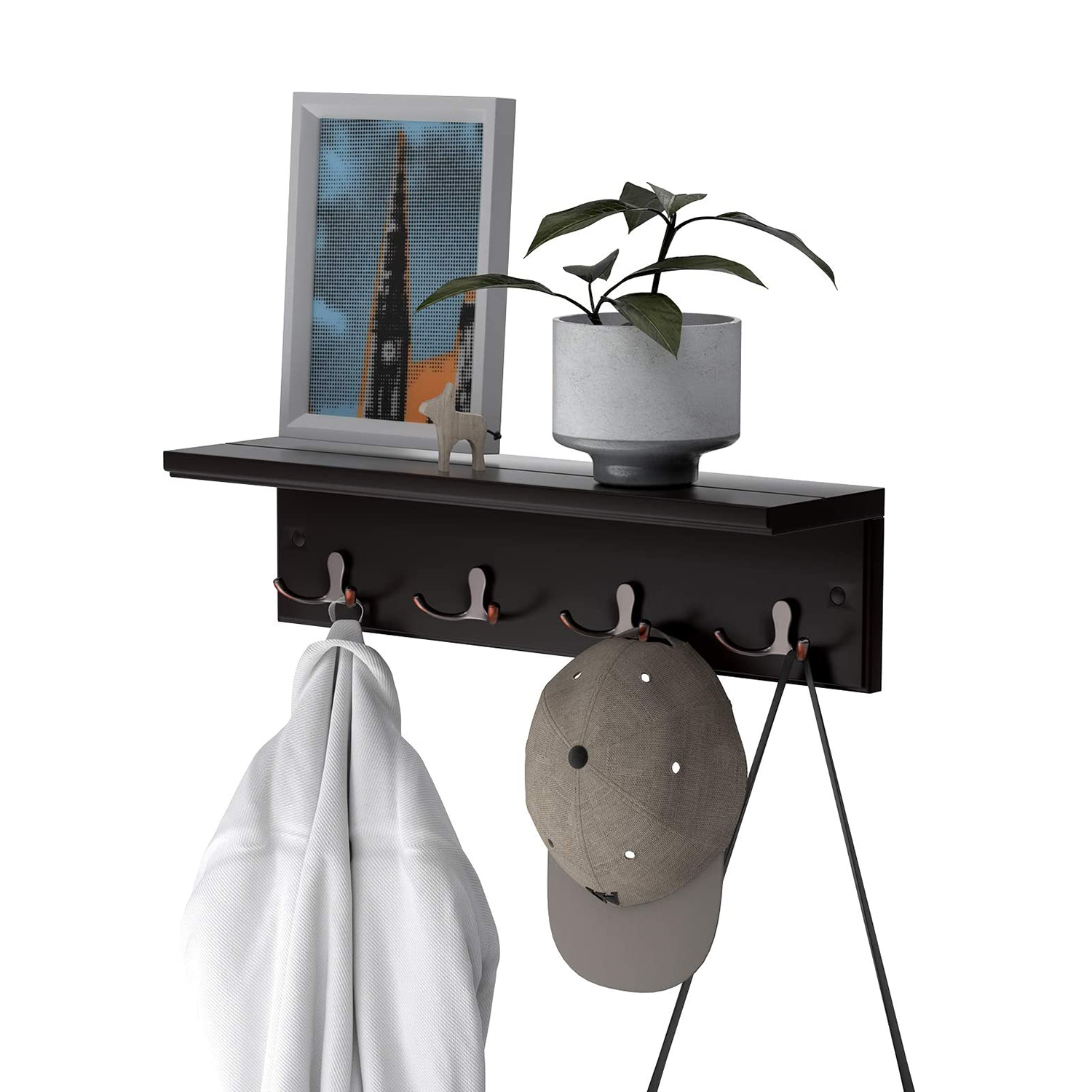 Entryway Hanging Shelf