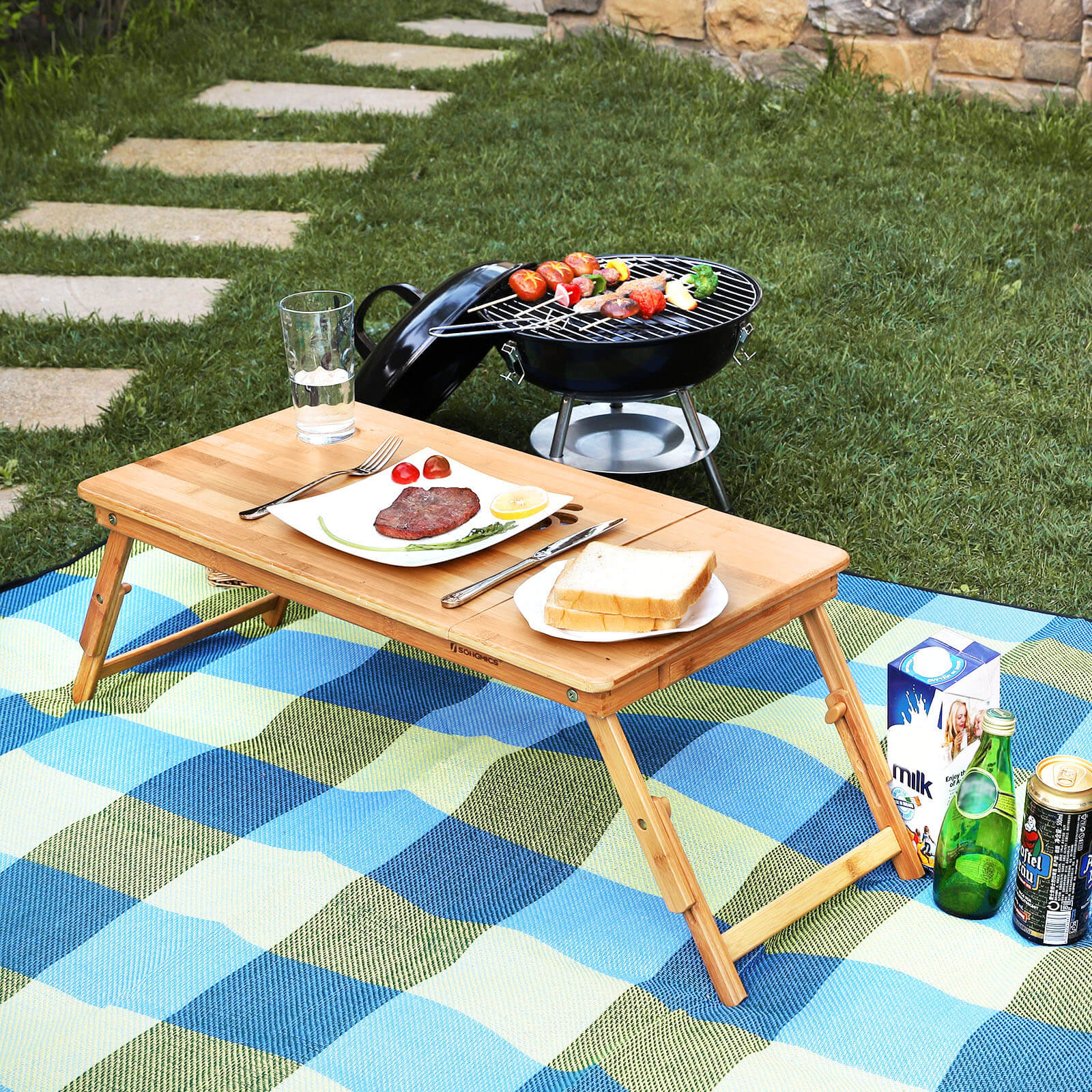 Tilting Top Laptop Desk Laptop Desk SONGMICS