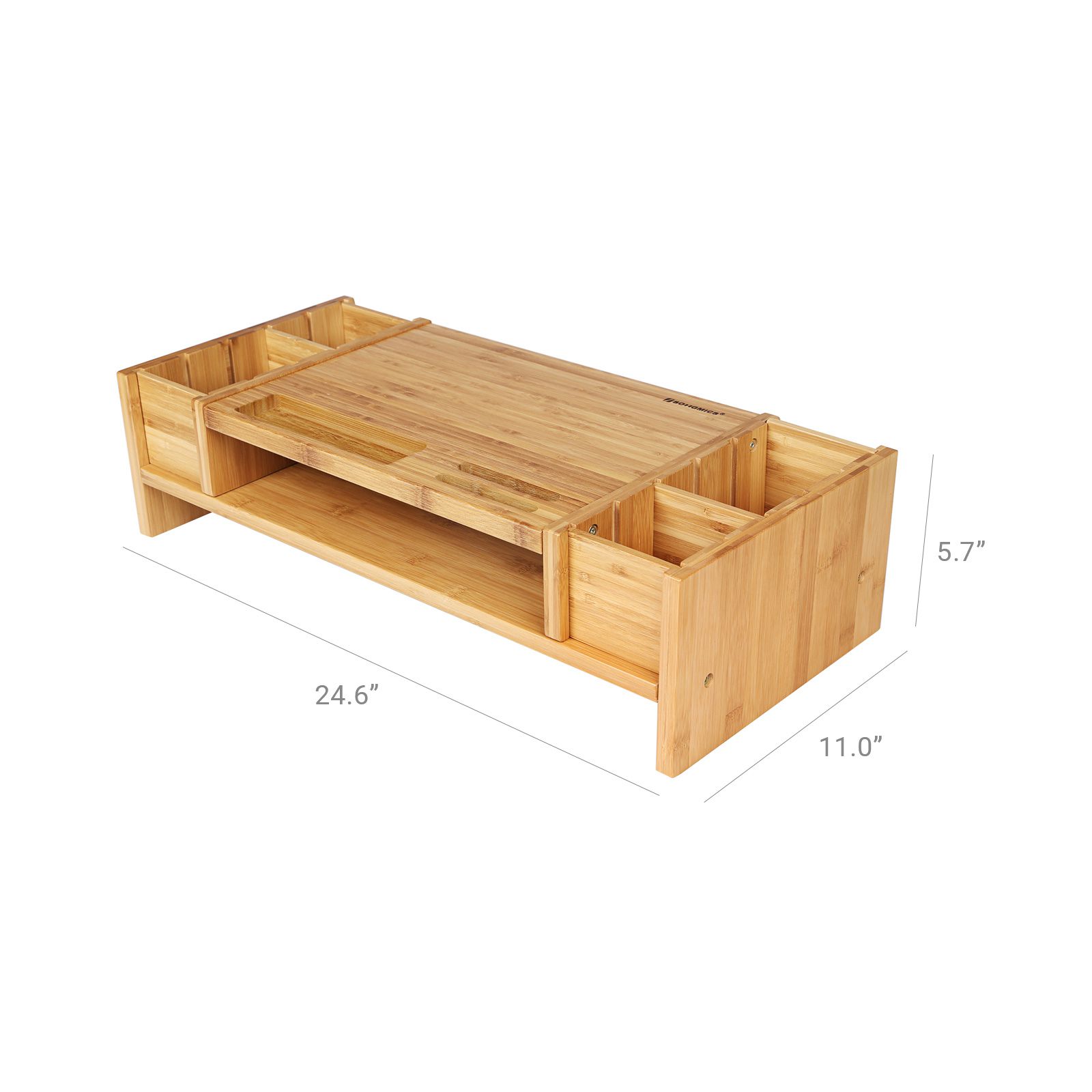 Bamboo Monitor Stand Monitor Stand SONGMICS