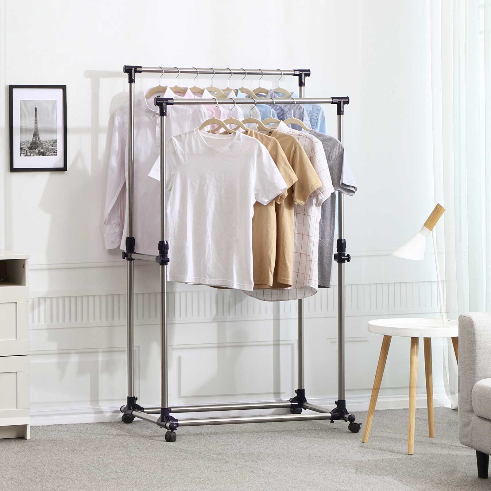 Double Rod Garment Rack