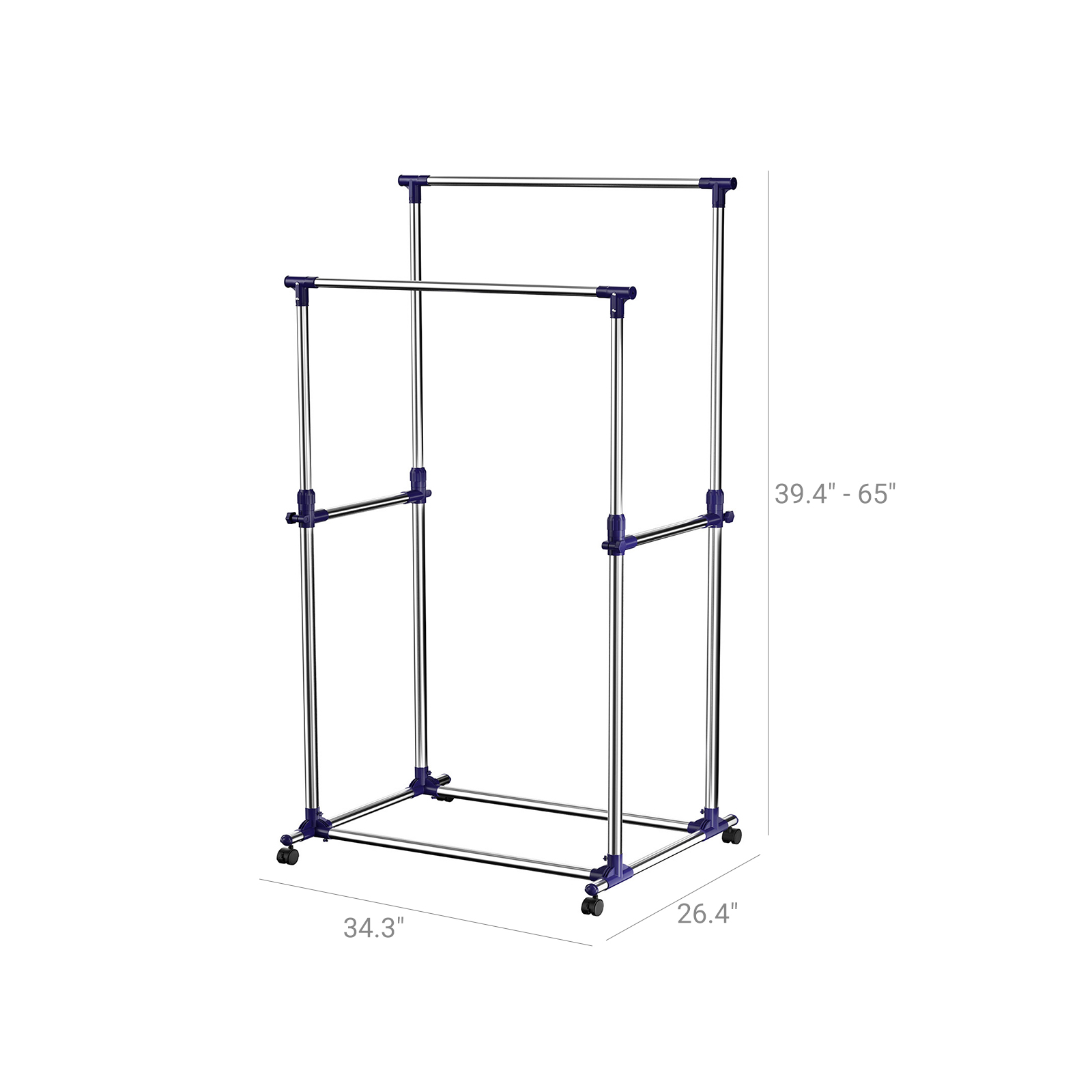 Double Rod Garment Rack