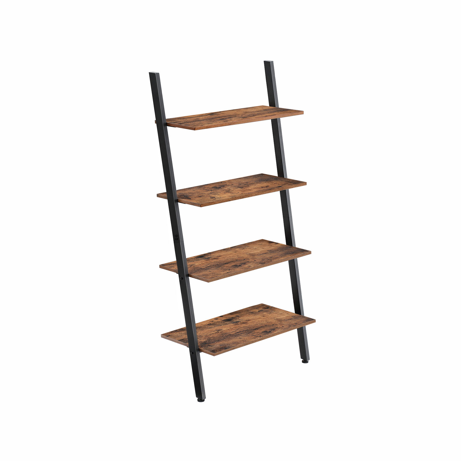 leaning tiered bookshelf