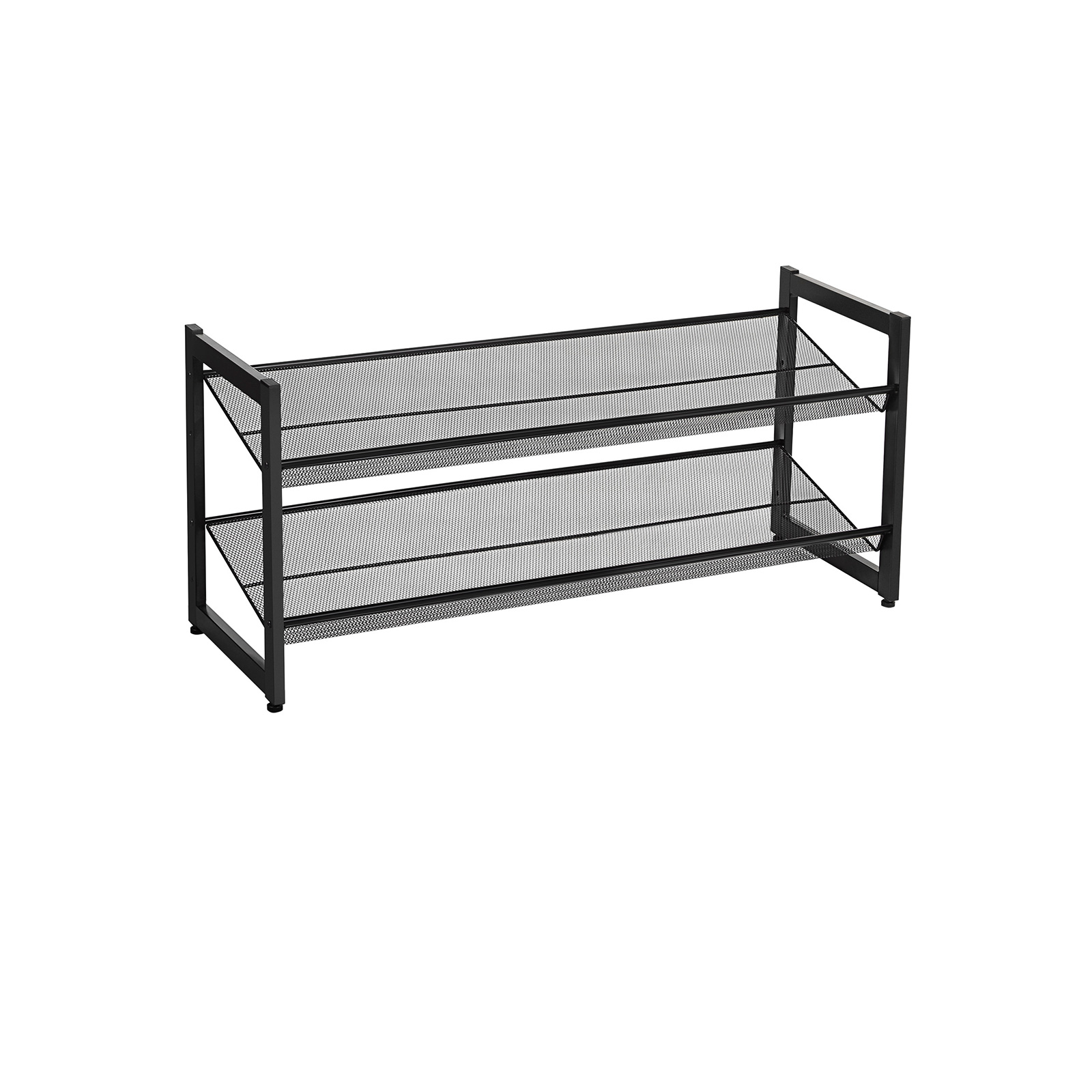 2Tier Shoe Storage Rack with Adjustable Shelves SONGMICS