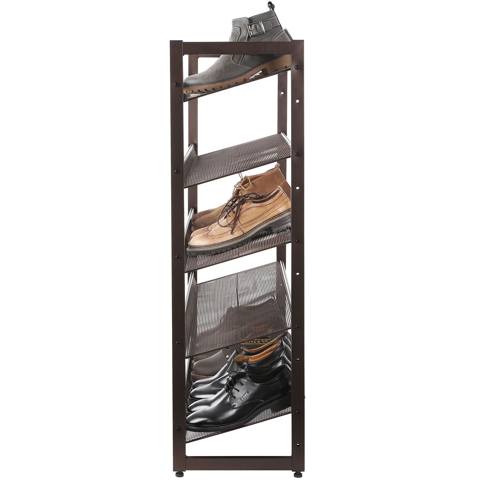 5 Tiers Shoe Rack with Adjustable Shelves Home Storage & Organizer