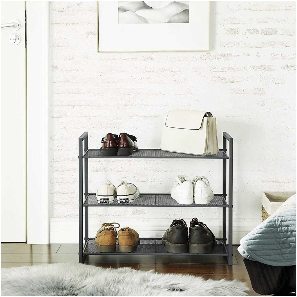 Smoky Gray Shoe Rack